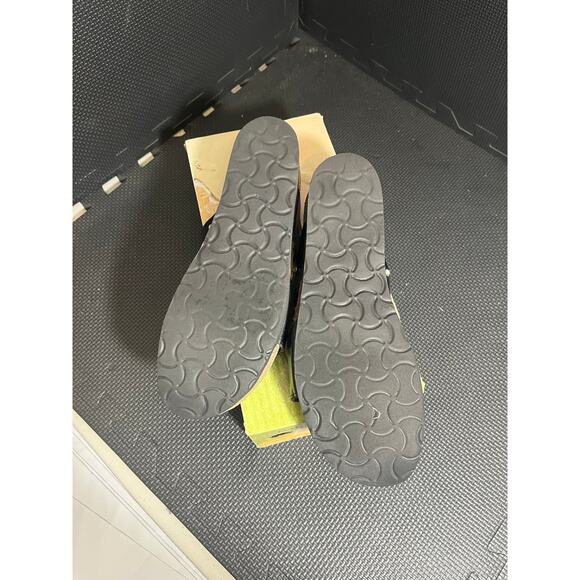 NAOT Ashley Black Leather Rhinestone Embellished Slides Sandals Women's 40 US 9 - Picture 6 of 7